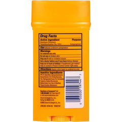 ARM & HAMMER ULTRAMAX label detail highlighting baking soda and antiperspirant