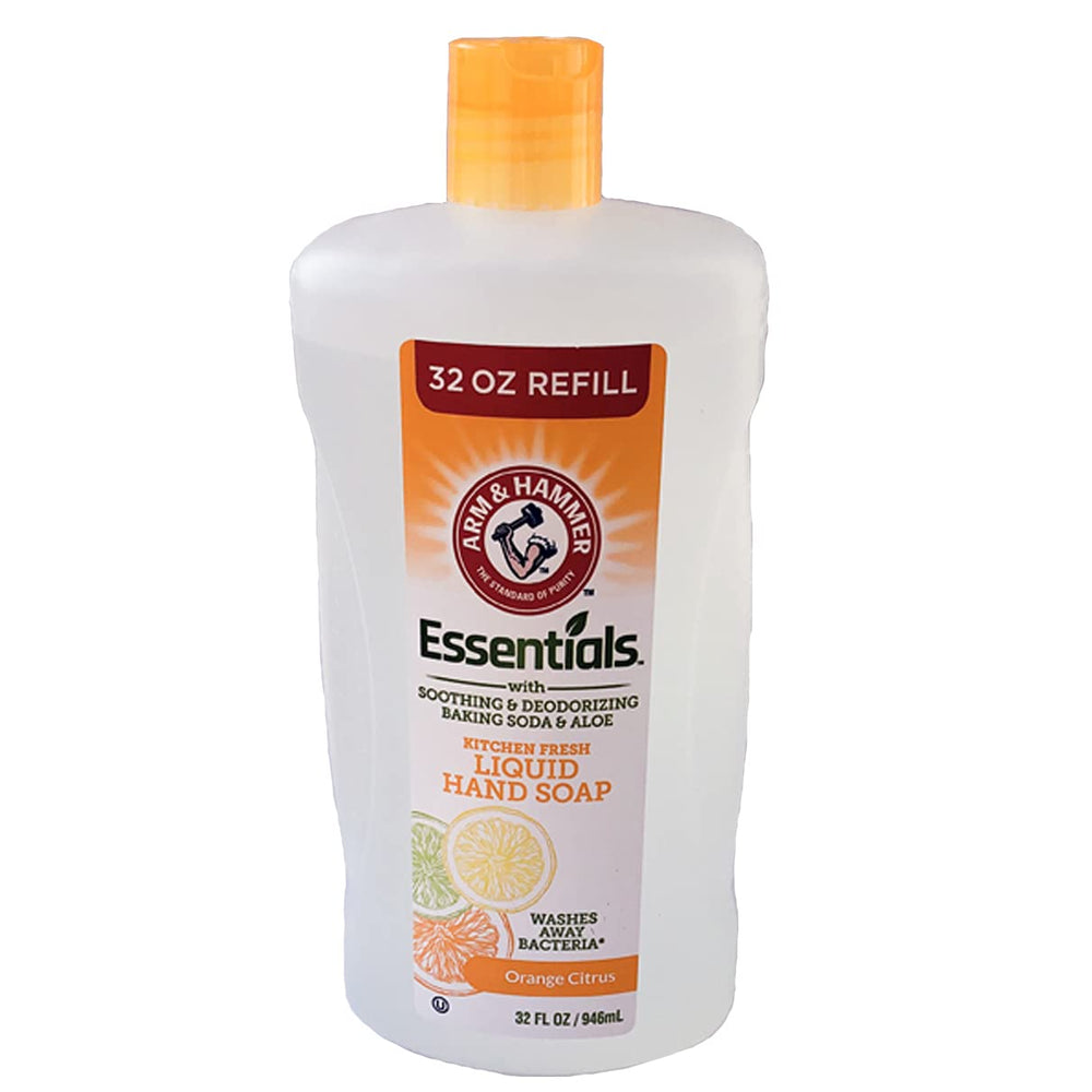 ARM & HAMMER bottle front packaging showing citrus label and benefits