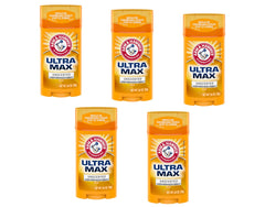 ARM & HAMMER front packaging showing pack of five and brand reassurance