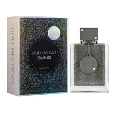 Armaf Club De Nuit Bling box and label highlighting launch year and notes
