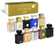 Armaf mini set front box showing all ten bottles and clear branding for easy sampling