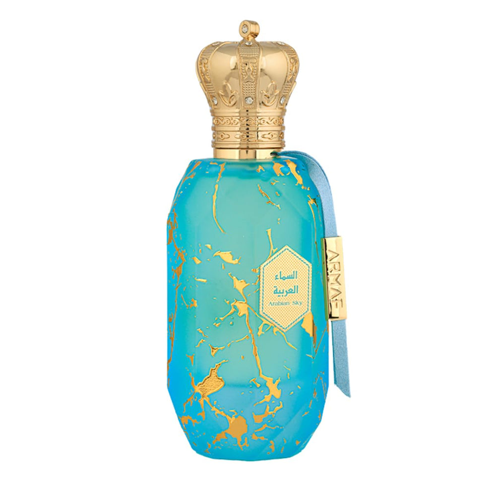 Armaf Eter Arabian Sky front packaging showing elegant bottle and bold branding for confident wear