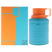 Armaf Odyssey Mandarin Sky front bottle showing elegant design and bold citrus appeal