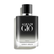 Armani Beauty front bottle view showing sleek matte finish and refined silhouette