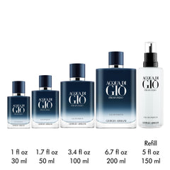 Armani Beauty hand spraying cologne demonstrating effortless, controlled application