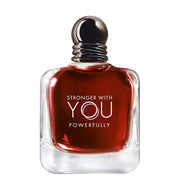 Armani Beauty bottle front view showing bold design and lasting fragrance