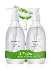 AROMATICA front packaging showing two 10.14 oz tubes and clean branding benefit: value pack