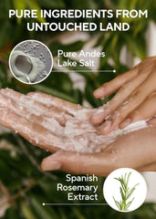 AROMATICA jar in hand to show scale and convenient 300g size benefit