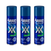 Arrid aerosol front packaging showing brand and scent for quick identification and confidence