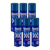 Arrid can front view showing branding and Morning Clean scent benefit