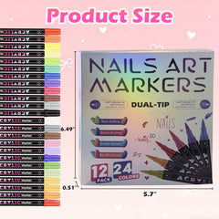 Arrivalove color swatch fan displaying 24 vibrant shades for creative mixing