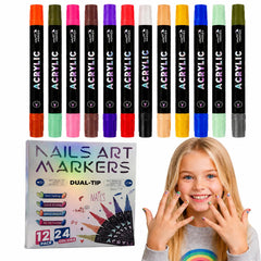 Arrivalove front packaging showing 24 colors and organized layout for easy selection