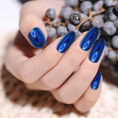Artdone holographic aurora swatch shifting colors to show chameleon pigment movement
