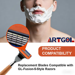 Artgol open storage tray with blades for organized refills and quick access