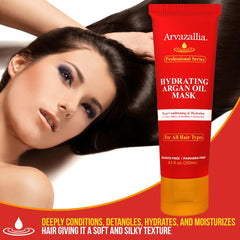 Arvazallia close-up cream texture highlighting rich argan oil moisture