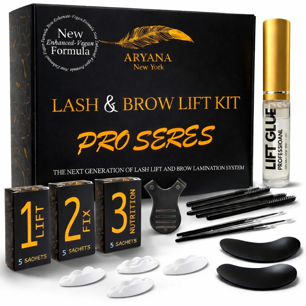 ARYANA NEW YORK kit front packaging showing complete professional set and ease