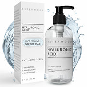 Asterwood bottle front view showing clean packaging and hydration benefit