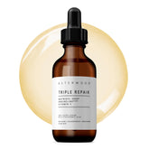 Asterwood front bottle view showing sleek label and clear serum benefits