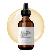 Asterwood front bottle view showing sleek label and clear serum benefits