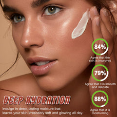 asusxcli applying balm to cheek for quick absorption and smooth finish