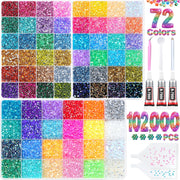 Atifober front packaging showing three organized boxes and 72-color variety for easy access