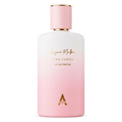 Atralia bottle front view showing pink glass and sleek cap, attractive display benefit