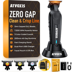 ATVOXIS front view trimmer showing sleek housing and ergonomic grip for comfortable control