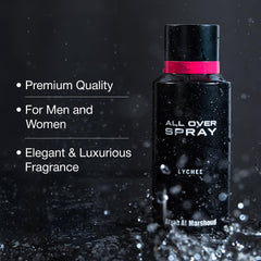 ATYAB AL MARSHOUD fine mist spray demonstrating even scent distribution