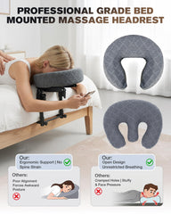 Aucoza leather armrest shelf and breast support included for ergonomic full-body comfort