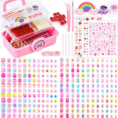 Audab front packaging showing colorful nail designs and kit contents for gifting