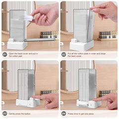 Aukiron open back loading access displays easy refill benefit