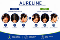 Aureline shampoo texture foam demonstrating gentle lather