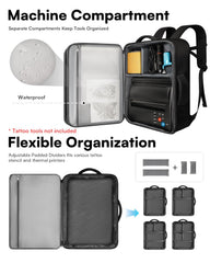 AUROTIER three removable waterproof pouches organized with inks for quick access