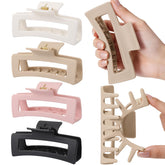 Auseibeely front view of four silicone clips showing durable set benefit