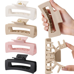 Auseibeely front view of four silicone clips showing durable set benefit