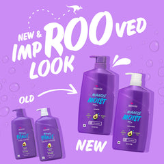 Aussie shampoo pump dispensing product for easy controlled cleansing benefit