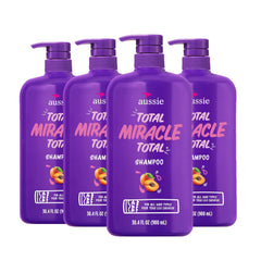 Aussie bottle front packaging showing product benefits and size
