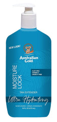 Australian Gold pump nozzle close-up demonstrating easy, mess-free dispensing
