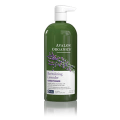 Avalon Organics front packaging showing 32 oz bottle and calming lavender benefit