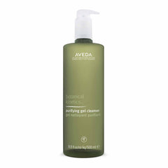 AVEDA bottle front view showing label and clear gel cleanser benefit