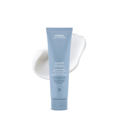 Aveda bottle front label showing product name and benefits for quick identification