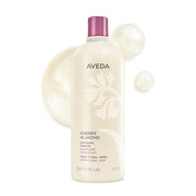 Aveda front bottle showing product and size, showcasing brand and easy dispensing