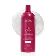 AVEDA front bottle showing label and size for clear identification and trust