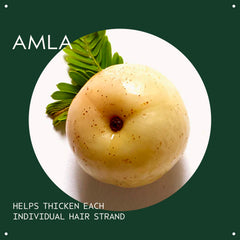 AVEDA paste spread on hands ready to apply for even styling control