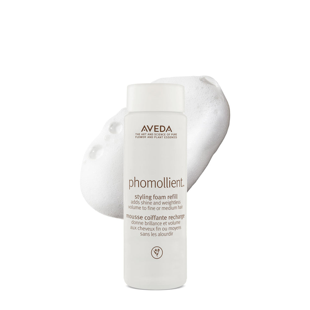 AVEDA front packaging showing product and volume benefit