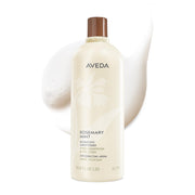 AVEDA front bottle showing label and energizing rosemary-mint aroma for lightweight conditioning
