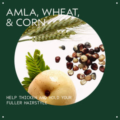 AVEDA bottle nozzle close-up highlighting spray control and even product distribution benefit