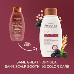 Aveeno dispensing creamy lather for easy cleansing and protection