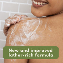 Aveeno single bottle front label highlighting prebiotic oat formula benefits