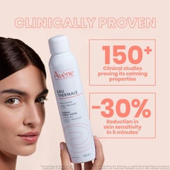 Eau Thermale Avène spray nozzle close-up delivering fine mist for instant relief
